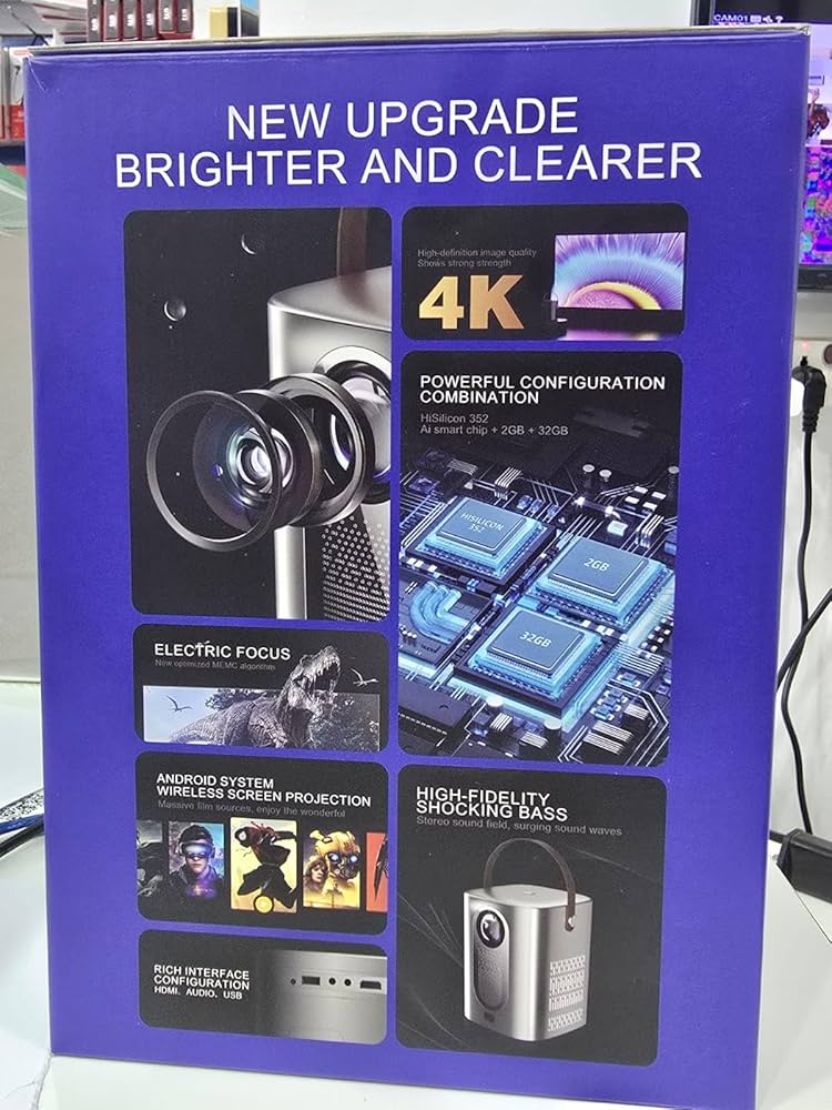 BORREGO SMART 4 ANDROID WIFI MÉMOIRE 64GB 4G RAM QUALITÉ 4K