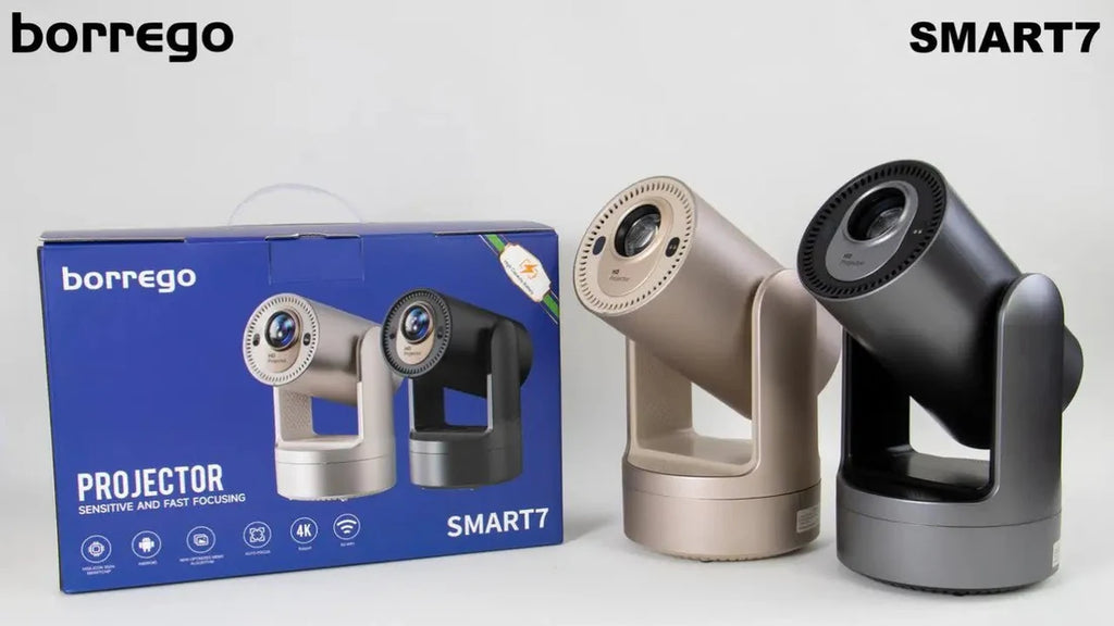 Borrego Smart 7 Projector Rechargeable Projector