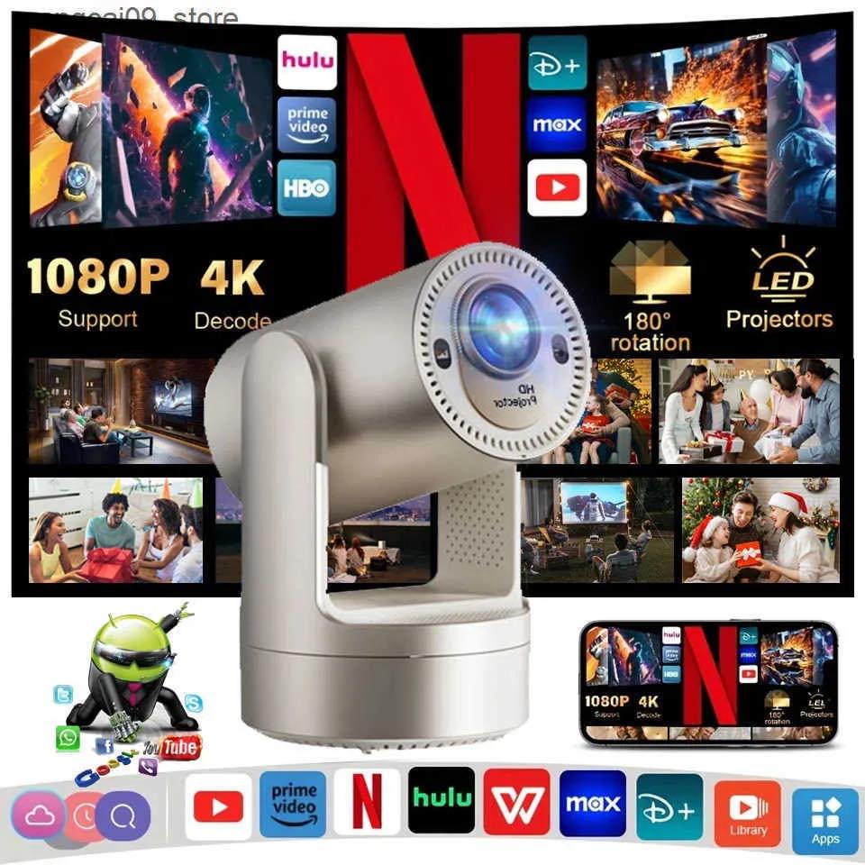 Borrego Smart 7 Projector Rechargeable Projector