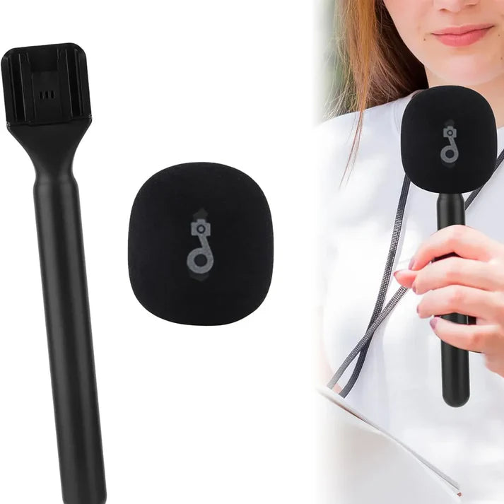 CandC Wireless Dual - Microphone double pour interview avec 2 émetteurs et 1 récepteur