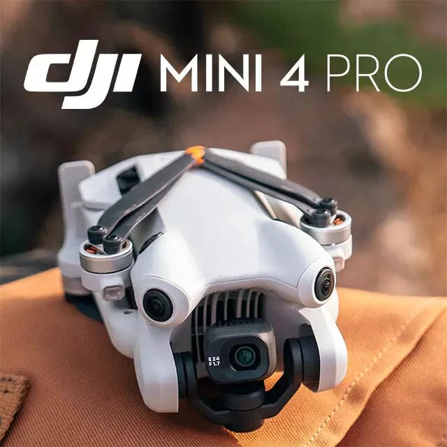DJI Mini 4 Pro (DJI RC 2), Mini Drone Pliable avec Caméra 4K pour Adultes, Moins de 0,549 lb/249 g, Temps de Vol 34 min, Transmission Vidéo 20 km, Détection Omnidirectionnelle, C0
