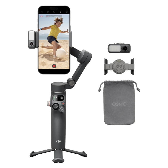 DJI Osmo Mobile 7P - Stabilisateur Pro avec module de suivi IA