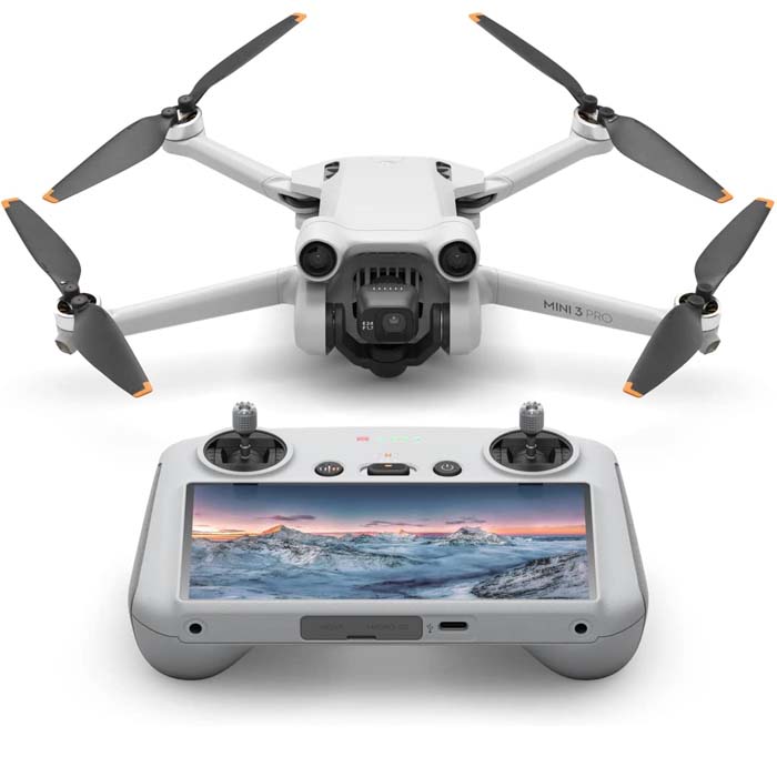 DJI Mini 3 Pro (DJI RC) – Drone avec caméra léger et pliable