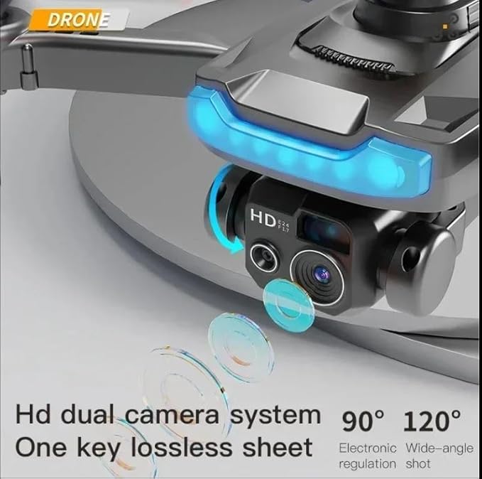 Drone P15 Pro 4k Professionnel avec Double Caméra Évitement d'Obstacles vendeur RAYNISHOPSSTORE. 1Batteries.