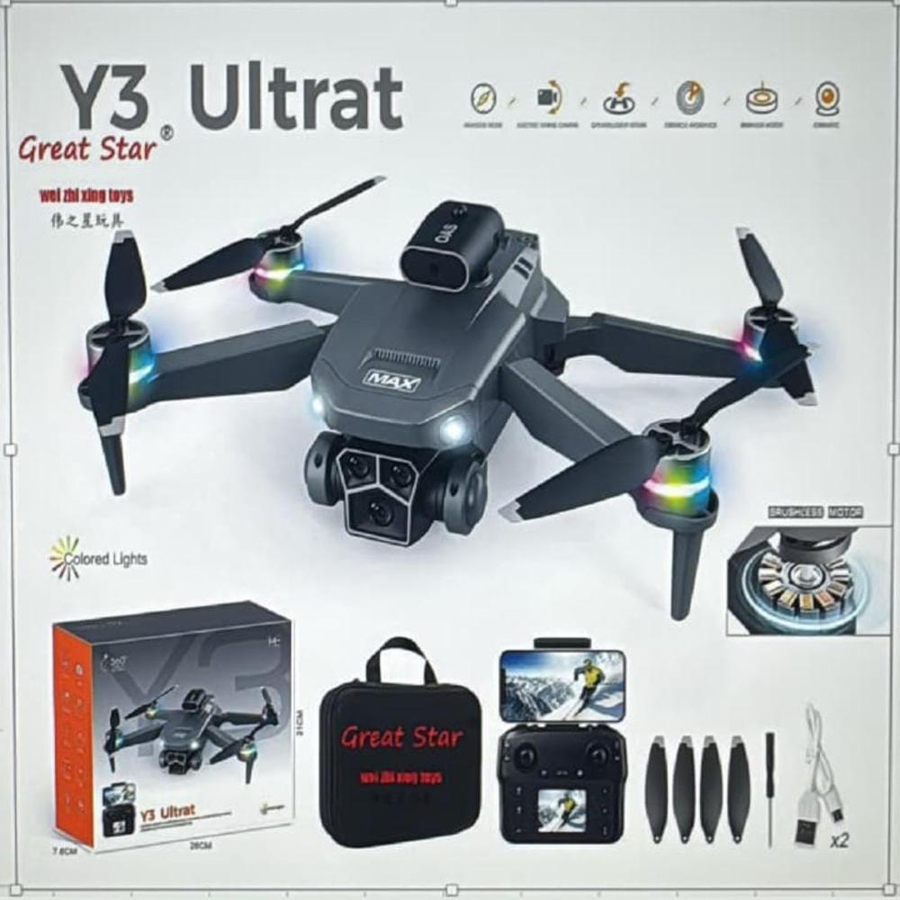 Drone M3/Y3 Ultra avec moteur sans balais et caméra à cardan avec écran déporté