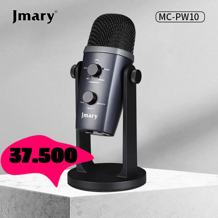 MC-PW10 - Microphone USB Pro Pour Téléphone et Ordinateur