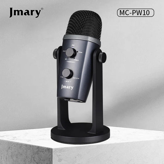 MC-PW10 - Microphone USB Pro Pour Téléphone et Ordinateur