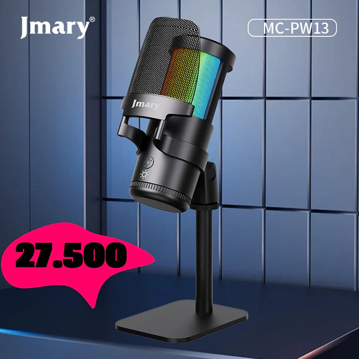 MC-PW13 - Microphone Plug & Play Pour Ordinateur, Smartphone et Tablette
