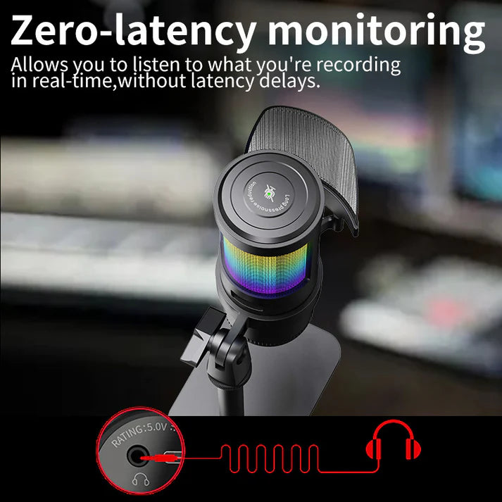 MC-PW13 - Microphone Plug & Play Pour Ordinateur, Smartphone et Tablette