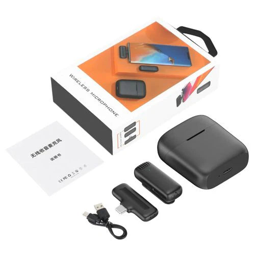 Microphone Cravate Sans Fil Smartphone – Audio Pro Pour Vlog, Live, Interview & YouTube