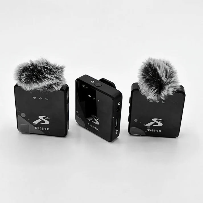 Microphone sans fil multifonction 3 en 1 SX85 pour Téléphone & Camera