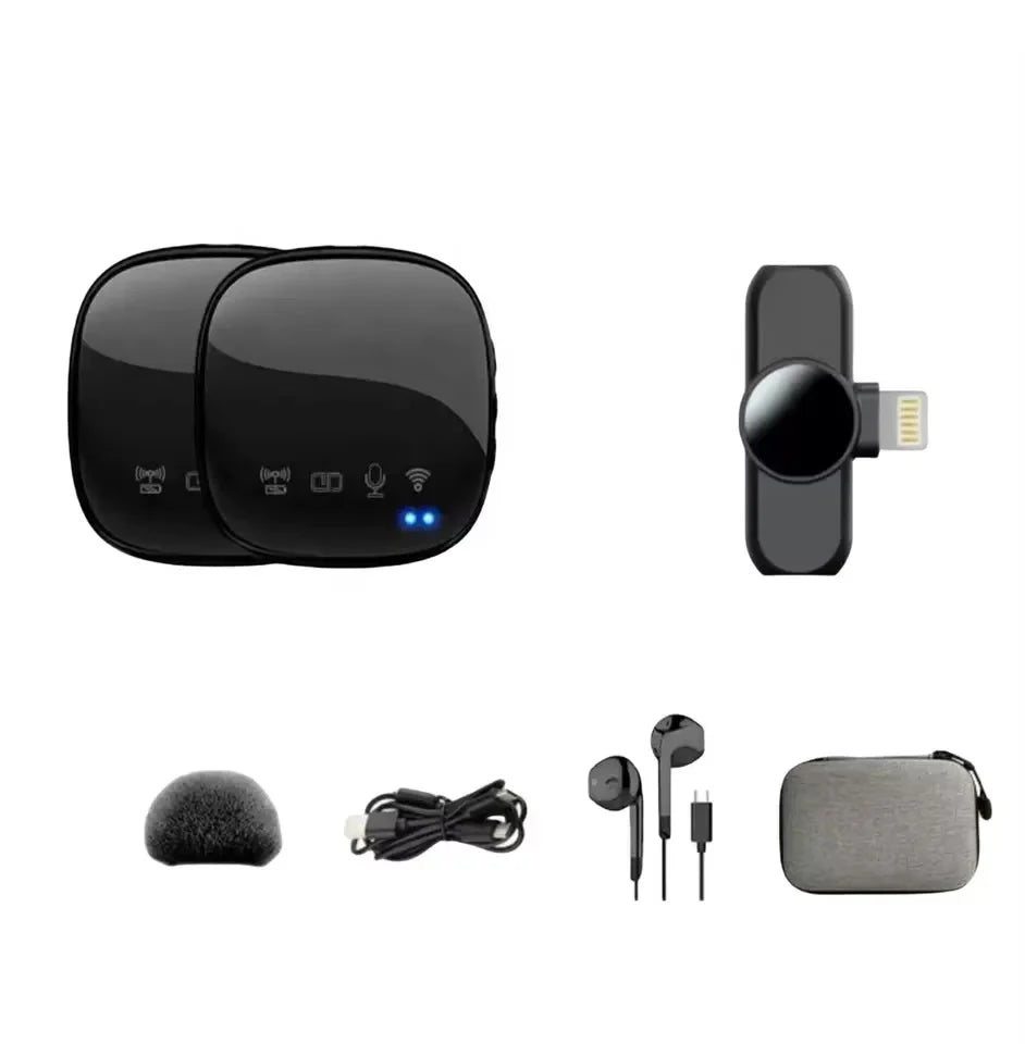 Nouveau microphone sans fil R8 TYPE-C pour téléphones Android, iPhone et iOS