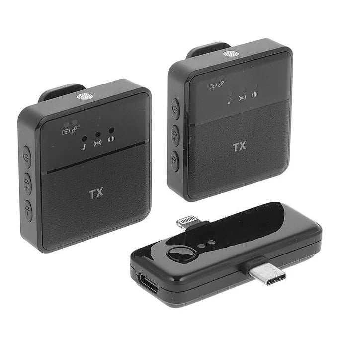 SX31 - Microphone Cravate sans fil 3 en 1 pour iPhone et Android