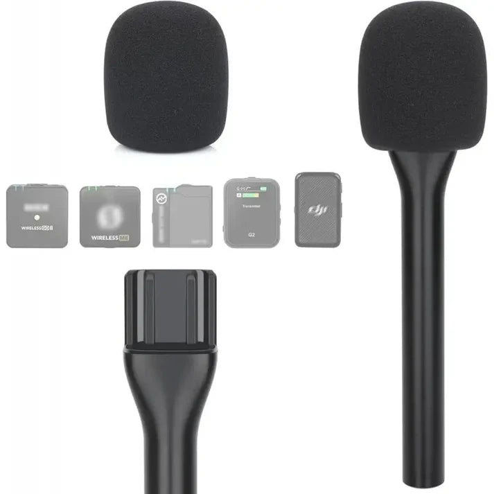 CandC Wireless Dual - Microphone double pour interview avec 2 émetteurs et 1 récepteur